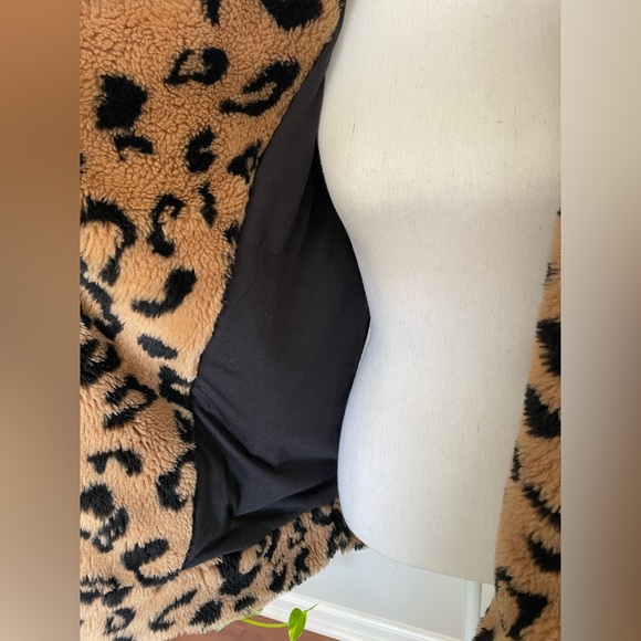 Avec Les Filles Faux Fur Moto Teddy Jacket - Picture 14 of 16